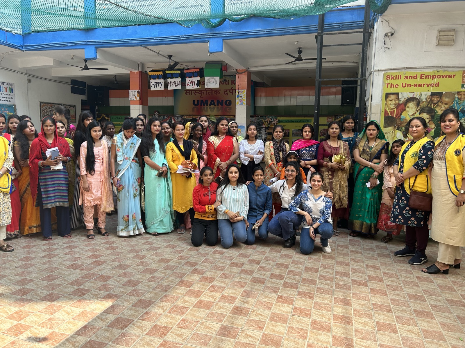 Group photo of women after a community health education event